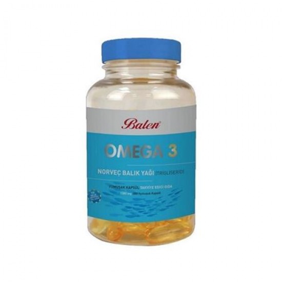 Balen Omega 3 Norveç Balık Yağı 1380 Mg 200 Kapsül (TRİGLİSERİD FORM) Balen Omega 3 Norveç Balık Yağı 1380 Mg 200 Kapsül (TRİGLİSERİD FORM)