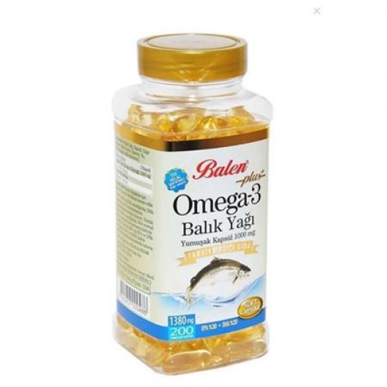 Omega 3 Balık Yağı Yumuşak Kapsül 1000 Mg 200 Kapsül Omega 3 Balık Yağı Yumuşak Kapsül 1000 Mg 200 Kapsül